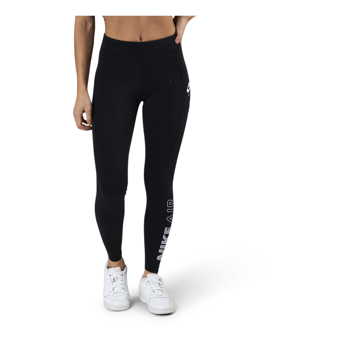 Nsw Air Lggng Hr White Black Nike Runforest