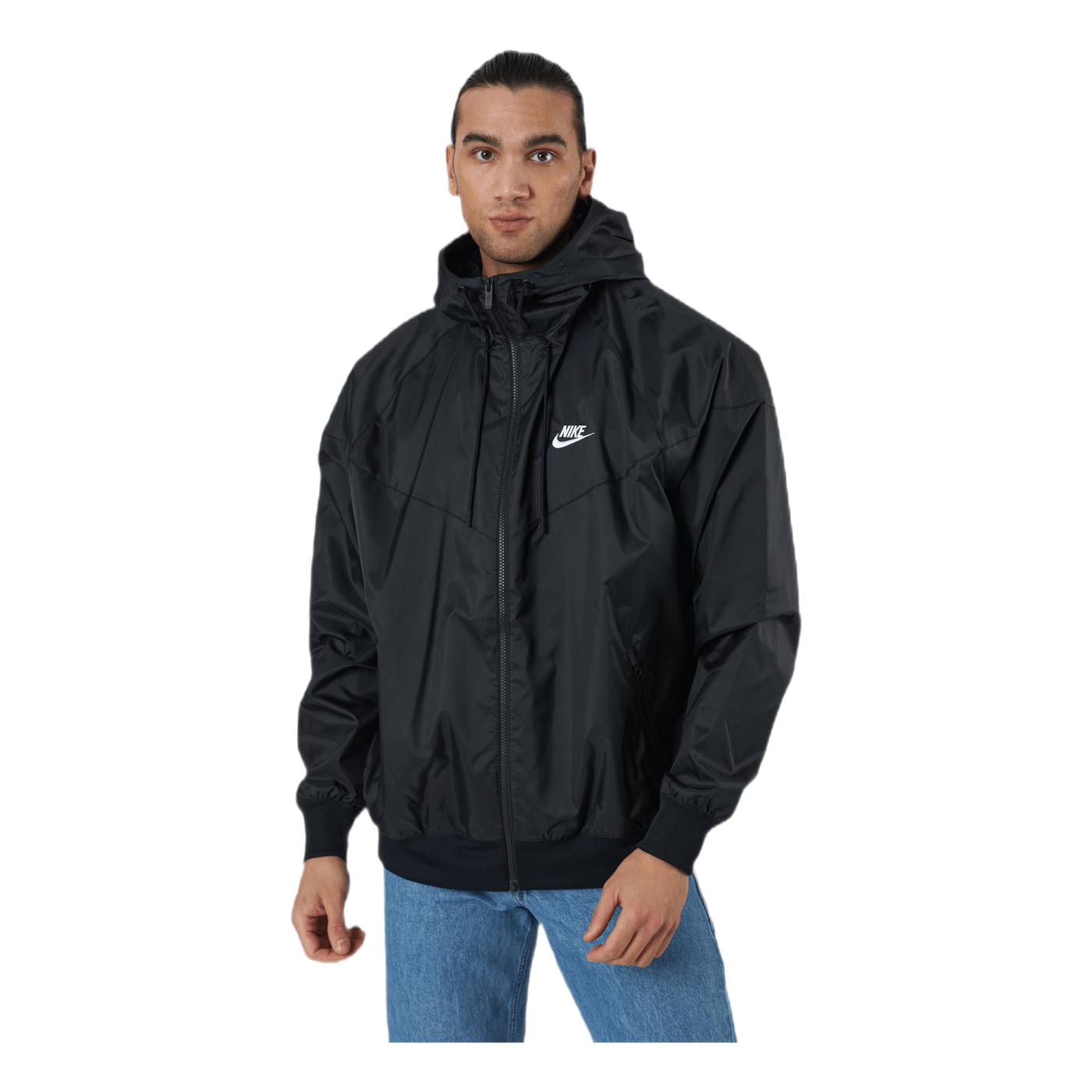 Sportswear Windrunner Men's Hooded Jacket BLACK/WHITE