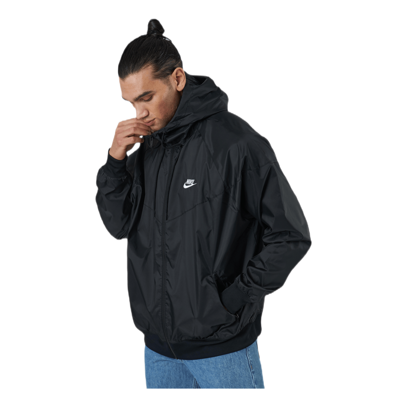 Sportswear Windrunner Men's Hooded Jacket BLACK/WHITE