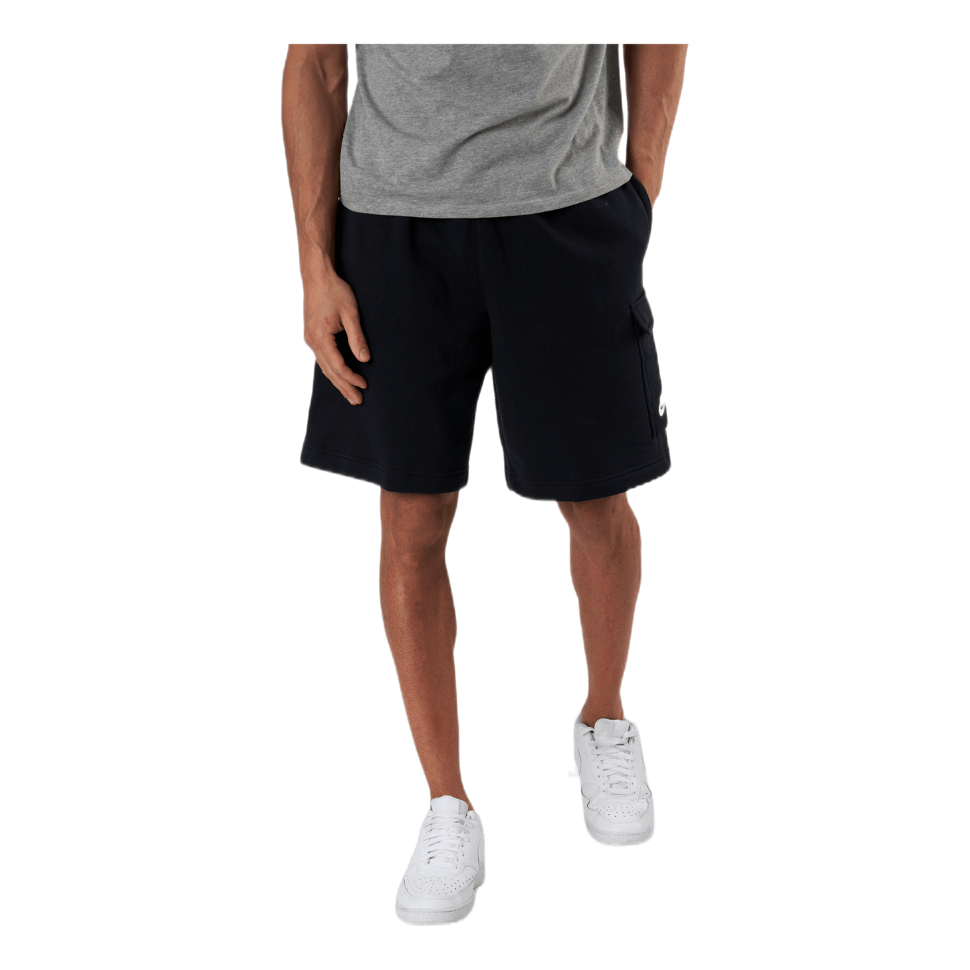 Sportswear Club Men's Cargo Shorts BLACK/BLACK/WHITE