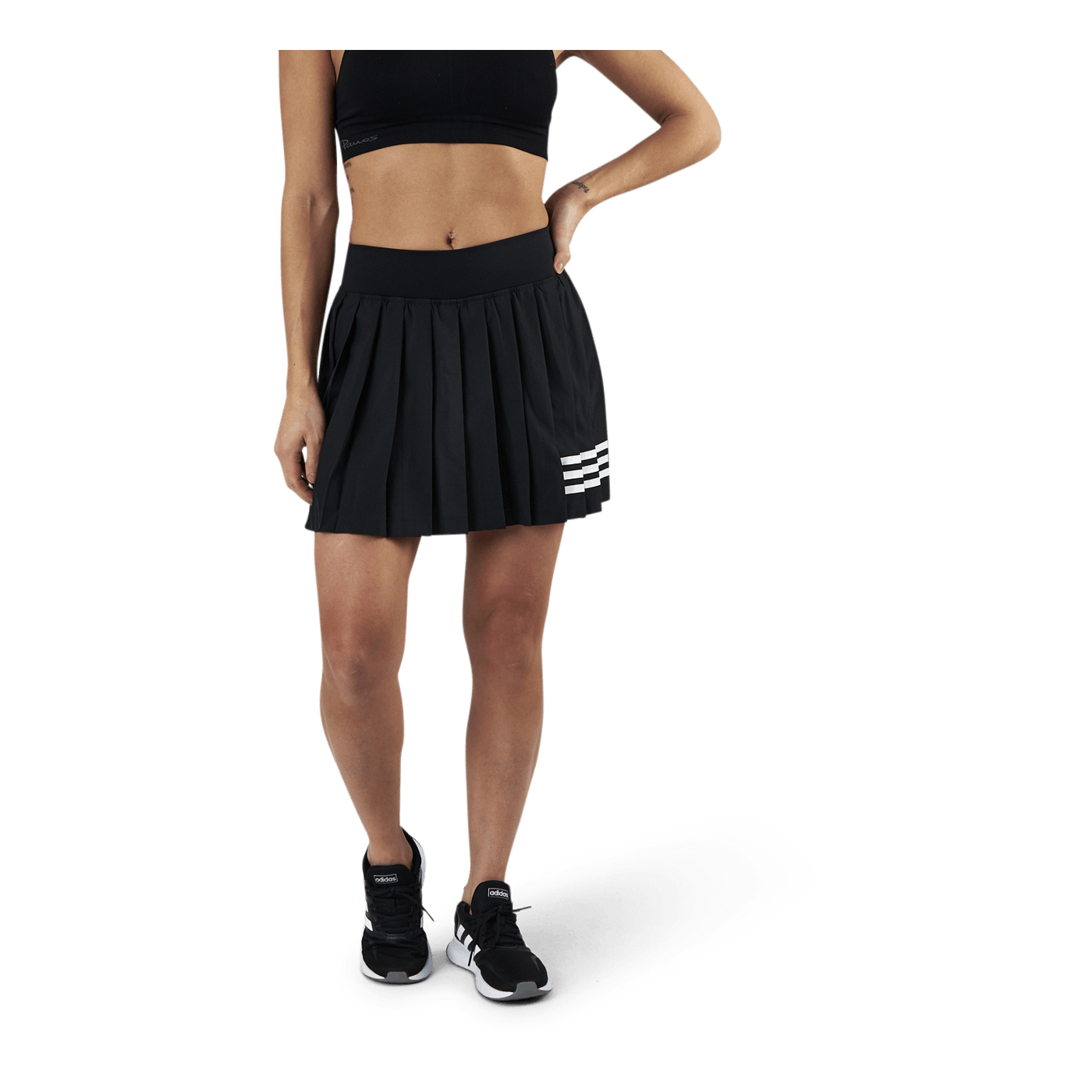 Club Pleated Skirt White/Black