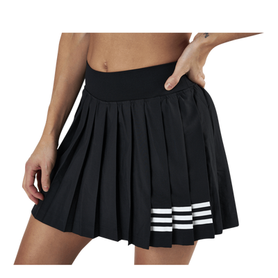Club Pleated Skirt White/Black