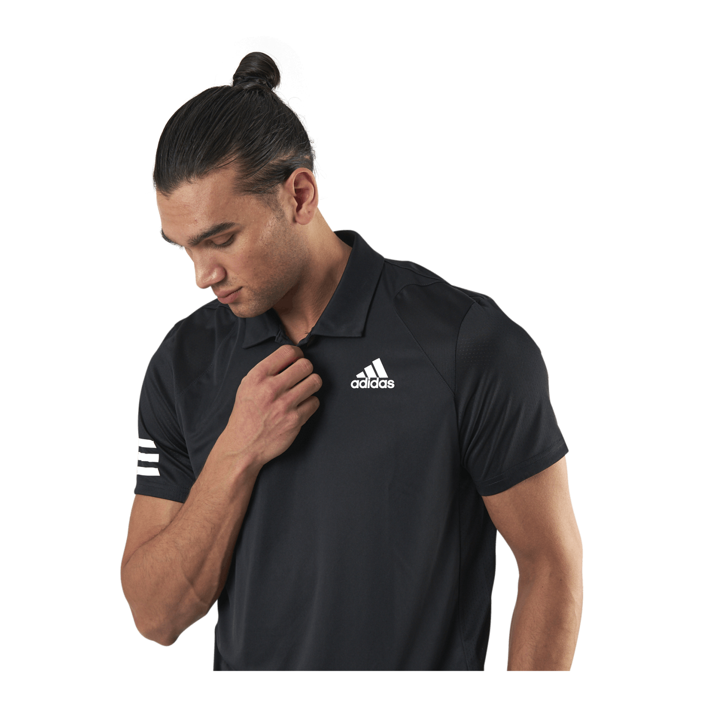 Club 3-Stripe Polo Black