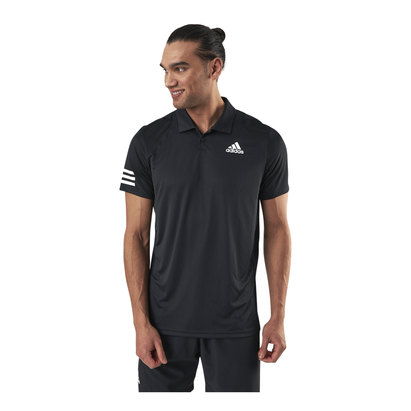 Club 3-Stripe Polo Black