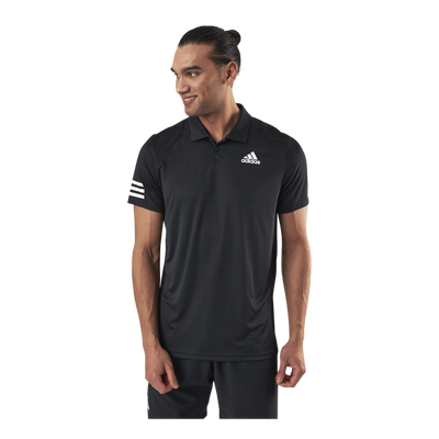 Club 3-Stripe Polo Black