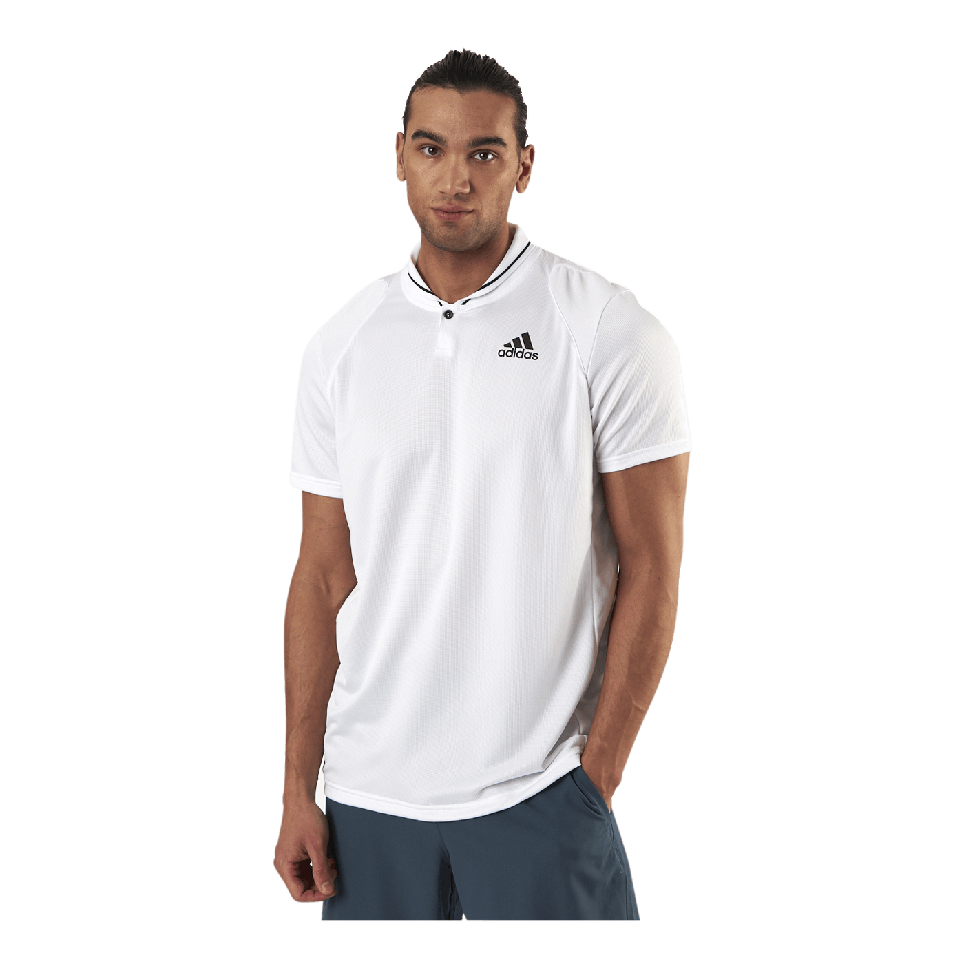 Club Rib Polo White