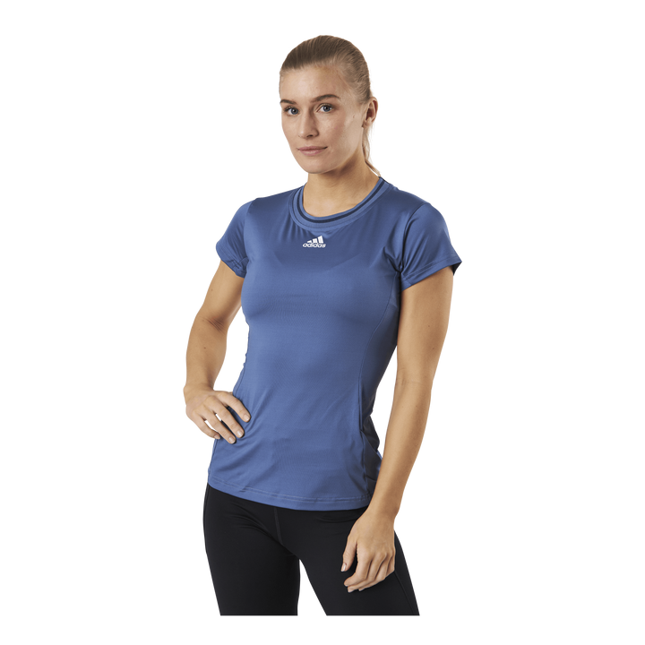 Match Tee Aeroready Blue/White
