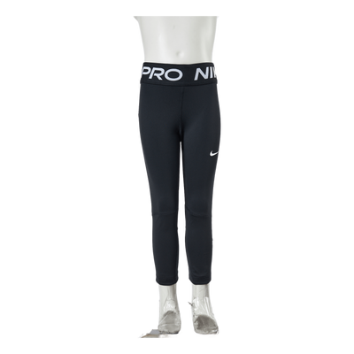 Nike Pro Big Kids' (Girls') Capri Leggings BLACK/WHITE