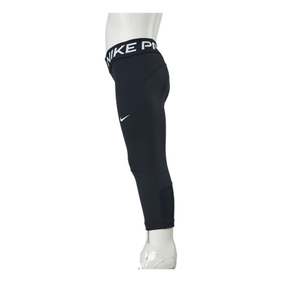 Nike Pro Big Kids' (Girls') Capri Leggings BLACK/WHITE