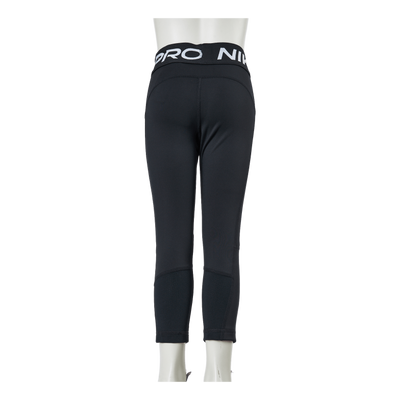 Nike Pro Big Kids' (Girls') Capri Leggings BLACK/WHITE