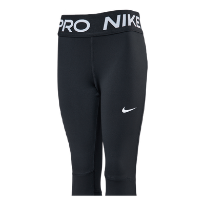 Nike Pro Big Kids' (Girls') Capri Leggings BLACK/WHITE