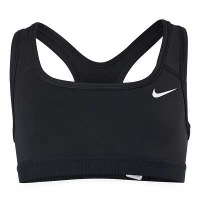 Swoosh Big Kids' (Girls') Sports Bra BLACK/WHITE