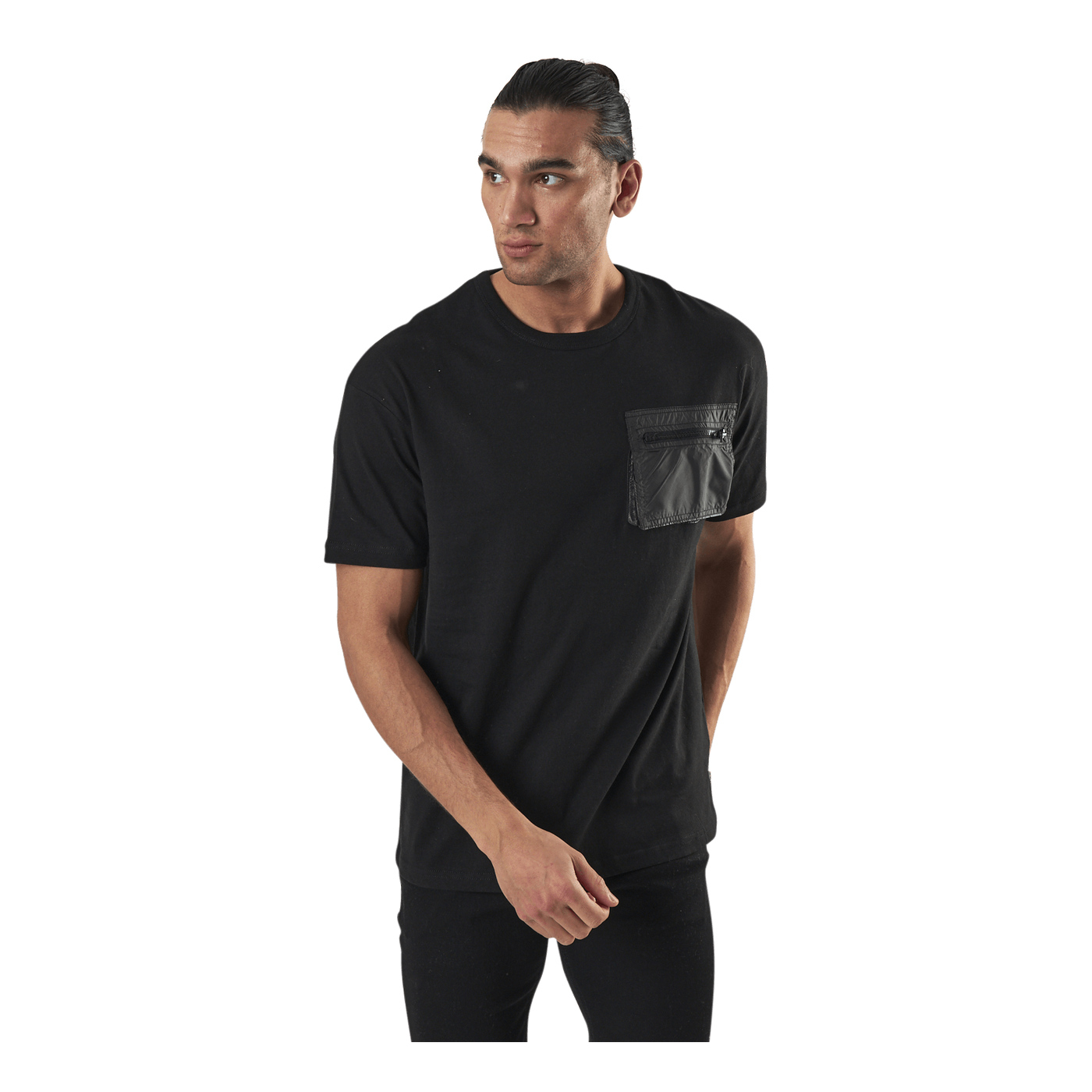 Bright Tee Ss Crew Neck Black