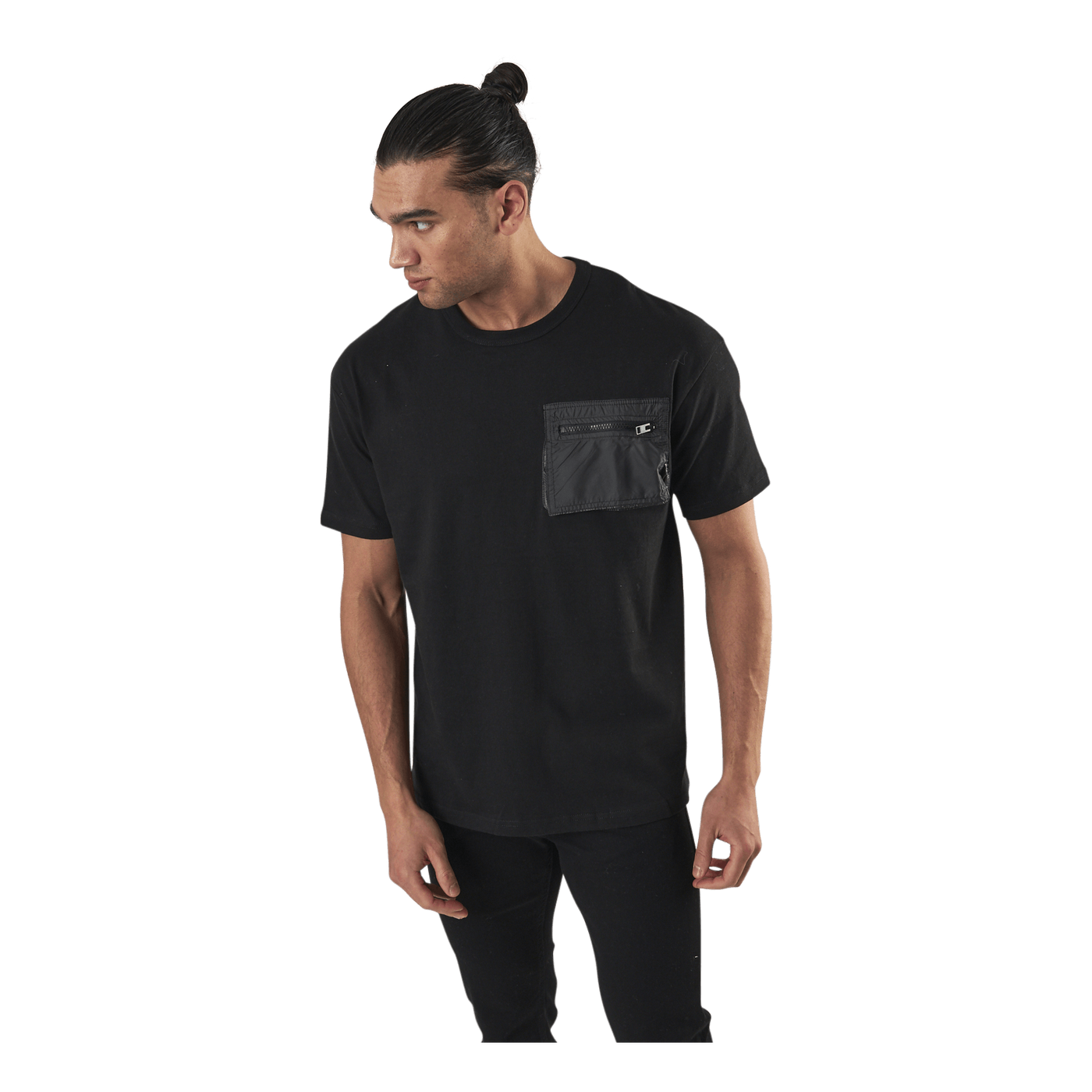 Bright Tee Ss Crew Neck Black