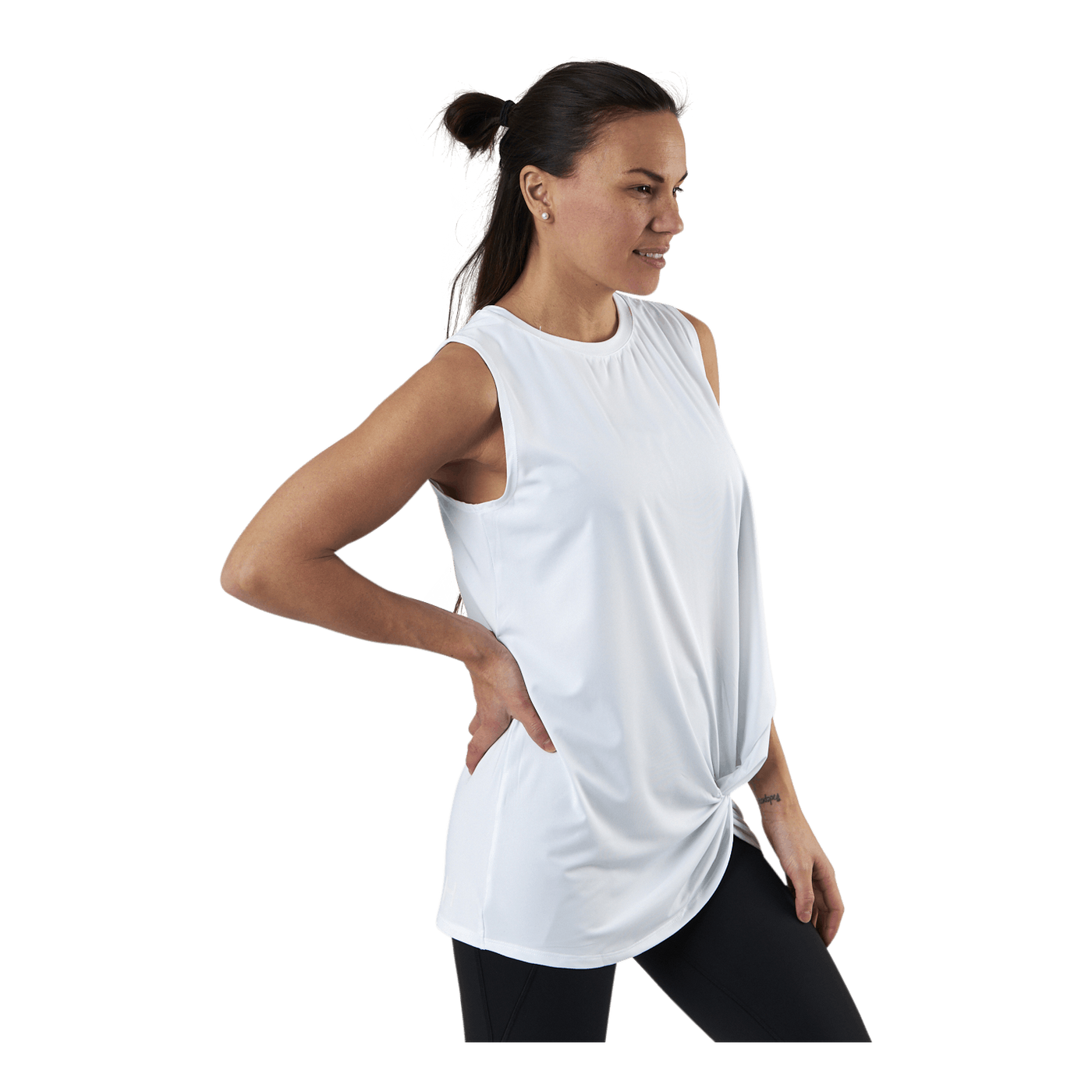 Jolie Knot Singlet White