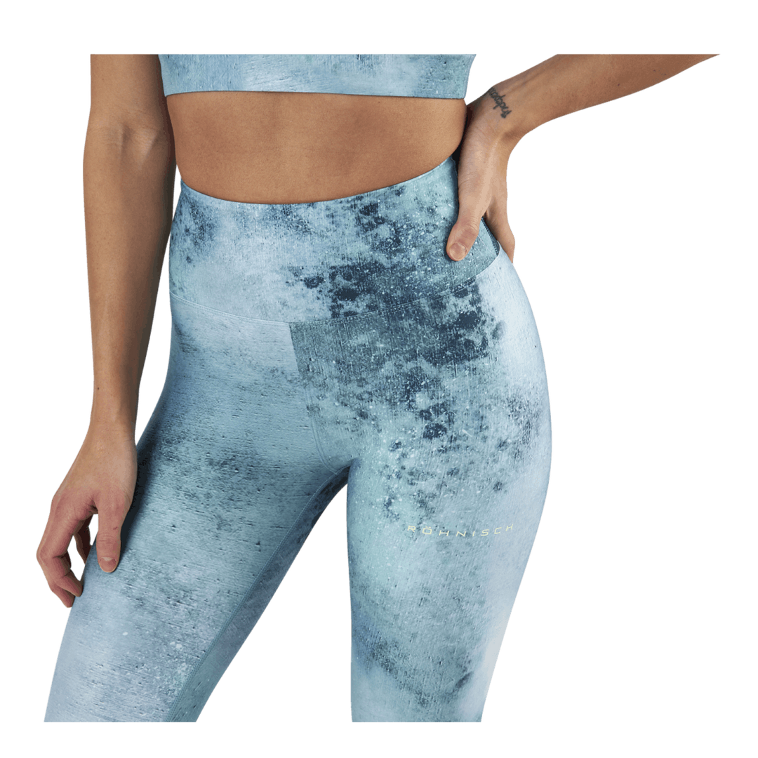 Flattering Keira Printed Tights Green