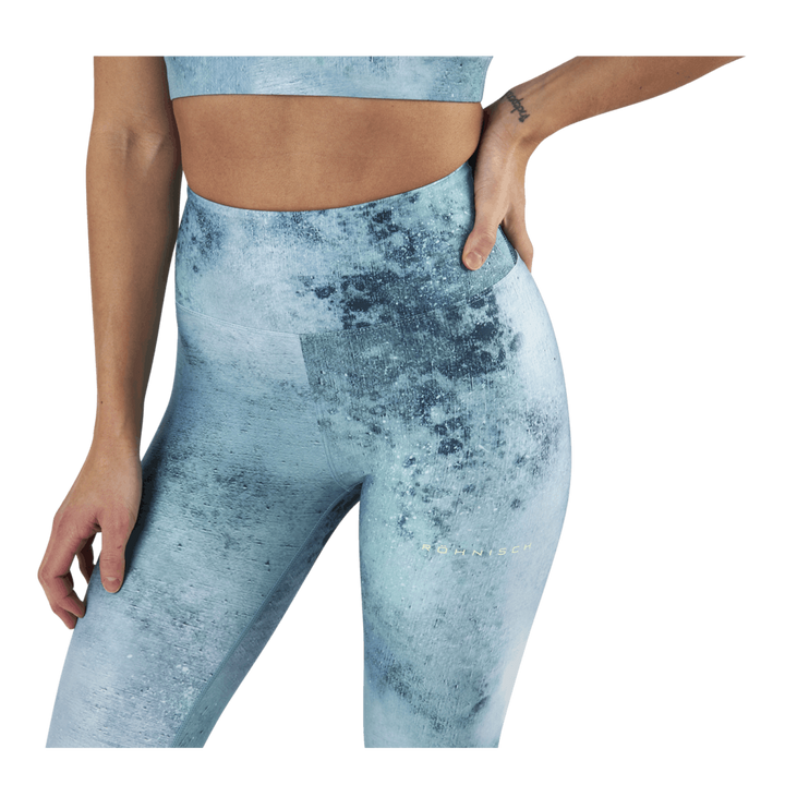 Flattering Keira Printed Tights Green