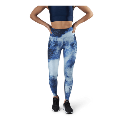 Flattering Keira Printed Tights Blue