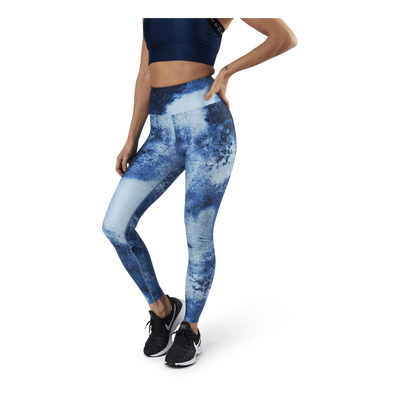 Flattering Keira Printed Tights Blue