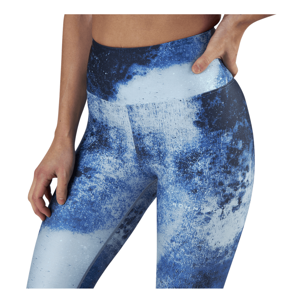 Flattering Keira Printed Tights Blue