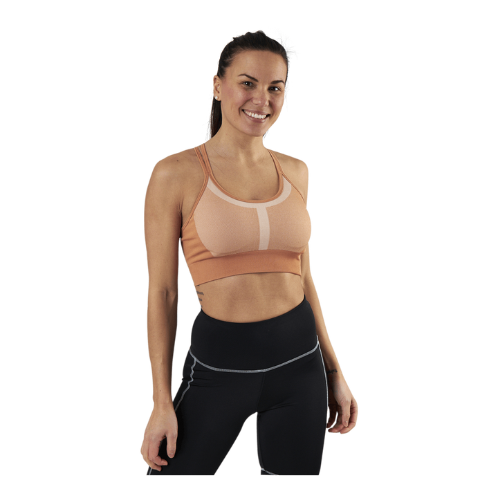 Seamless Strap Sports Bra Patterned