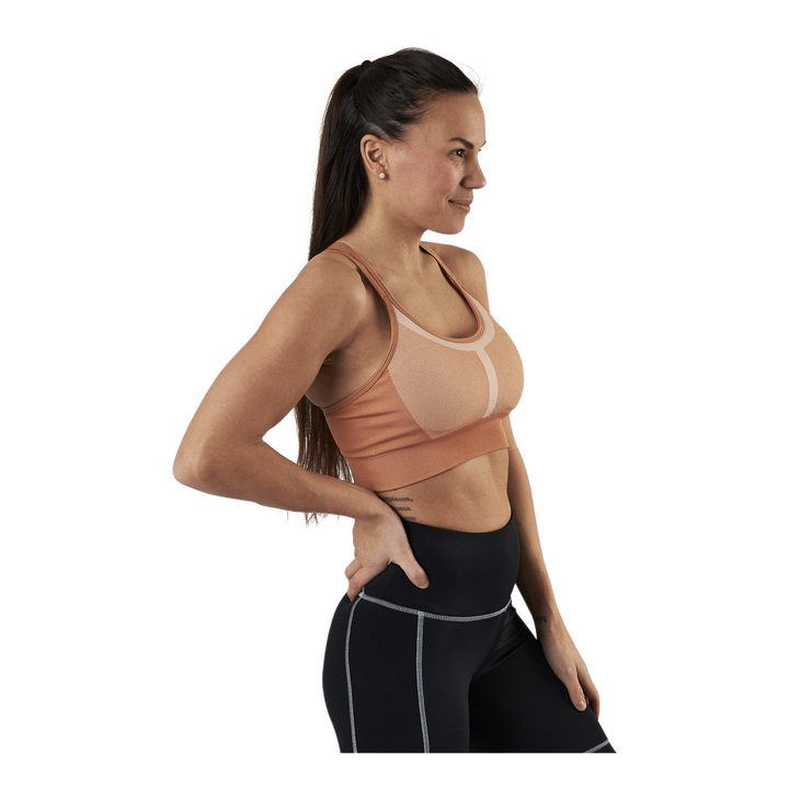 Seamless Strap Sports Bra Patterned