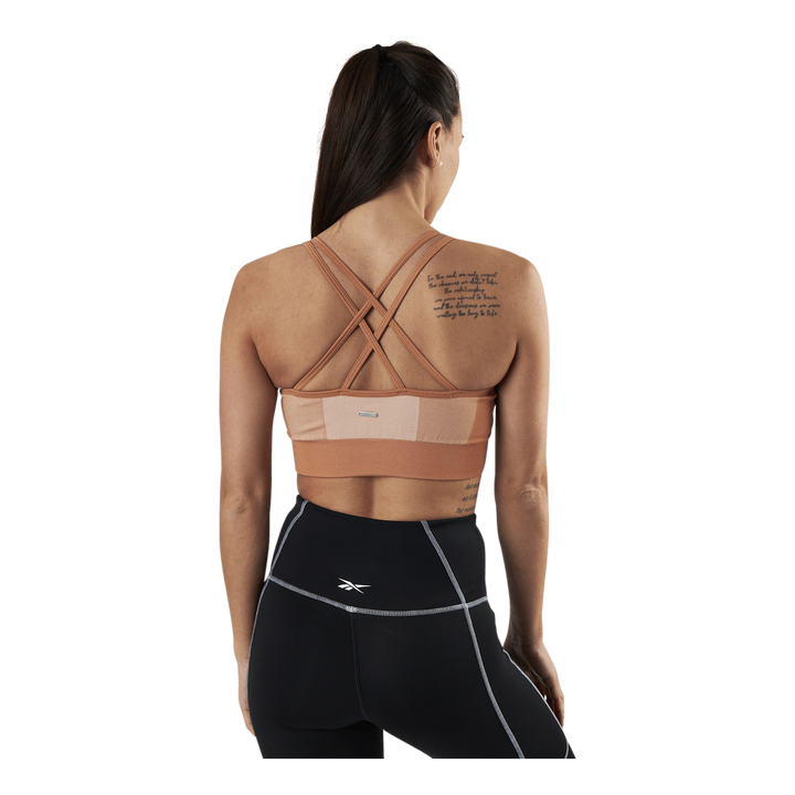 Seamless Strap Sports Bra Patterned