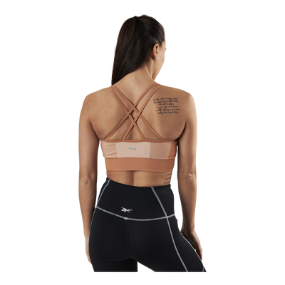 Seamless Strap Sports Bra Patterned
