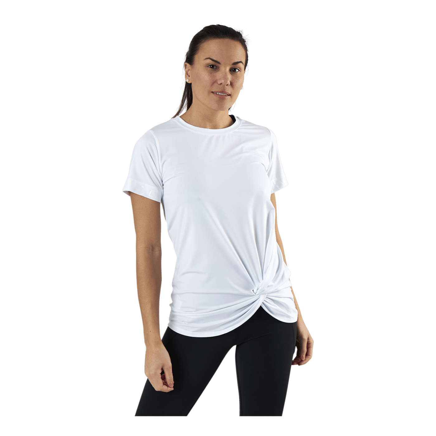 Jolie Knot Tee White
