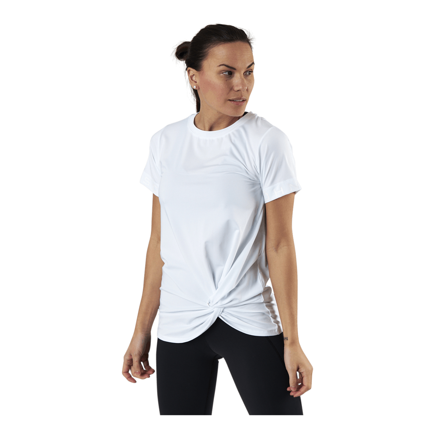 Jolie Knot Tee White