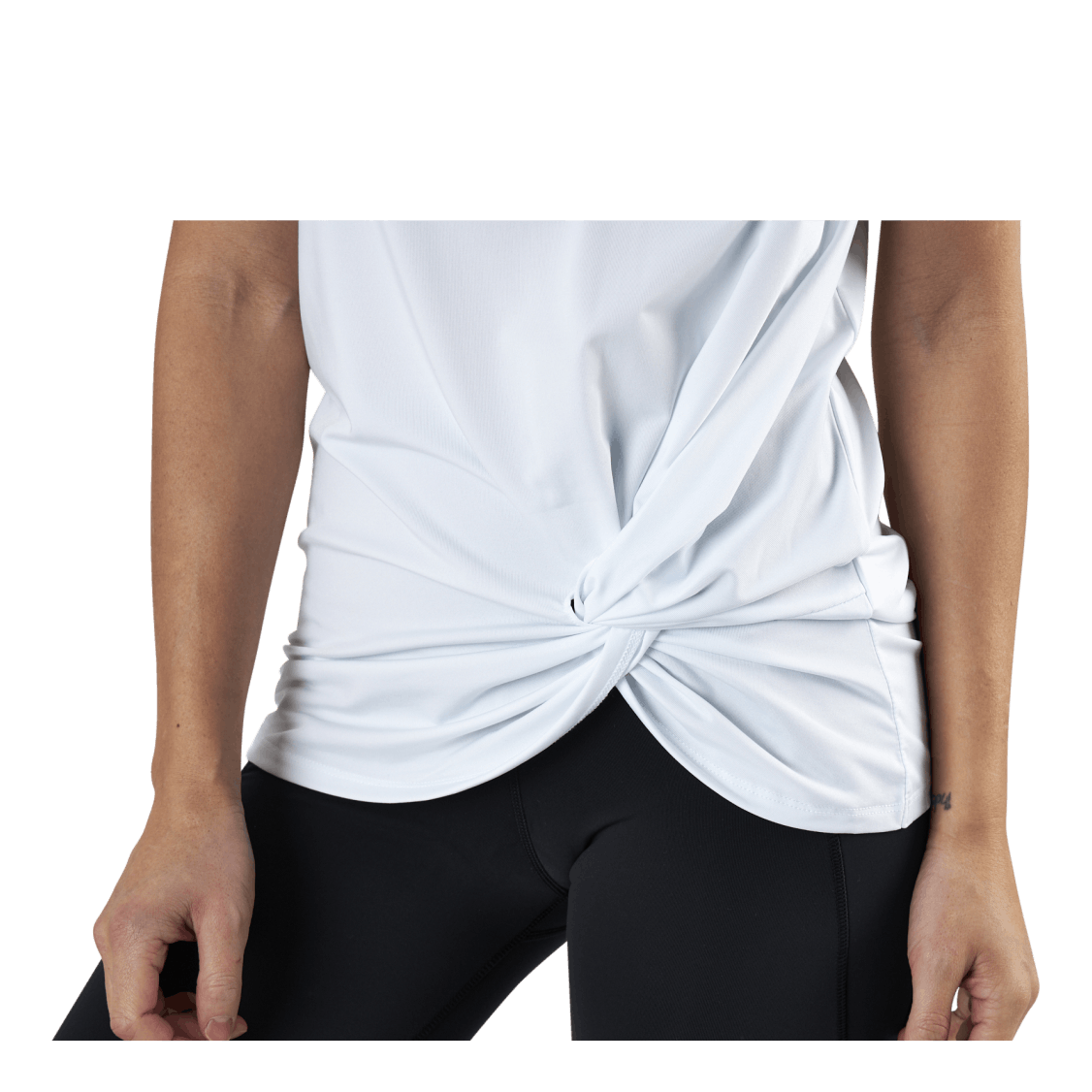 Jolie Knot Tee White