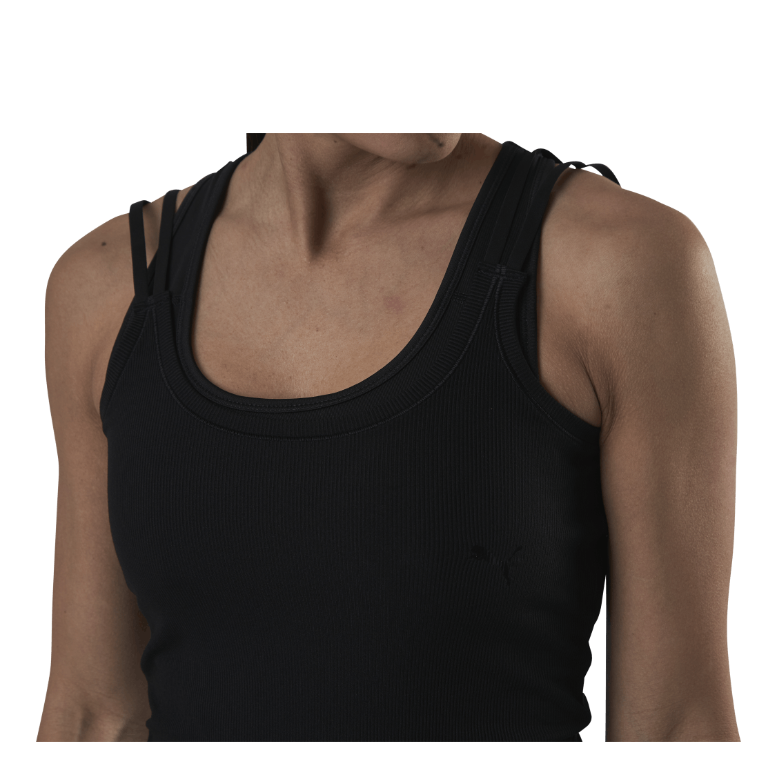 Studio Rib Tank Black