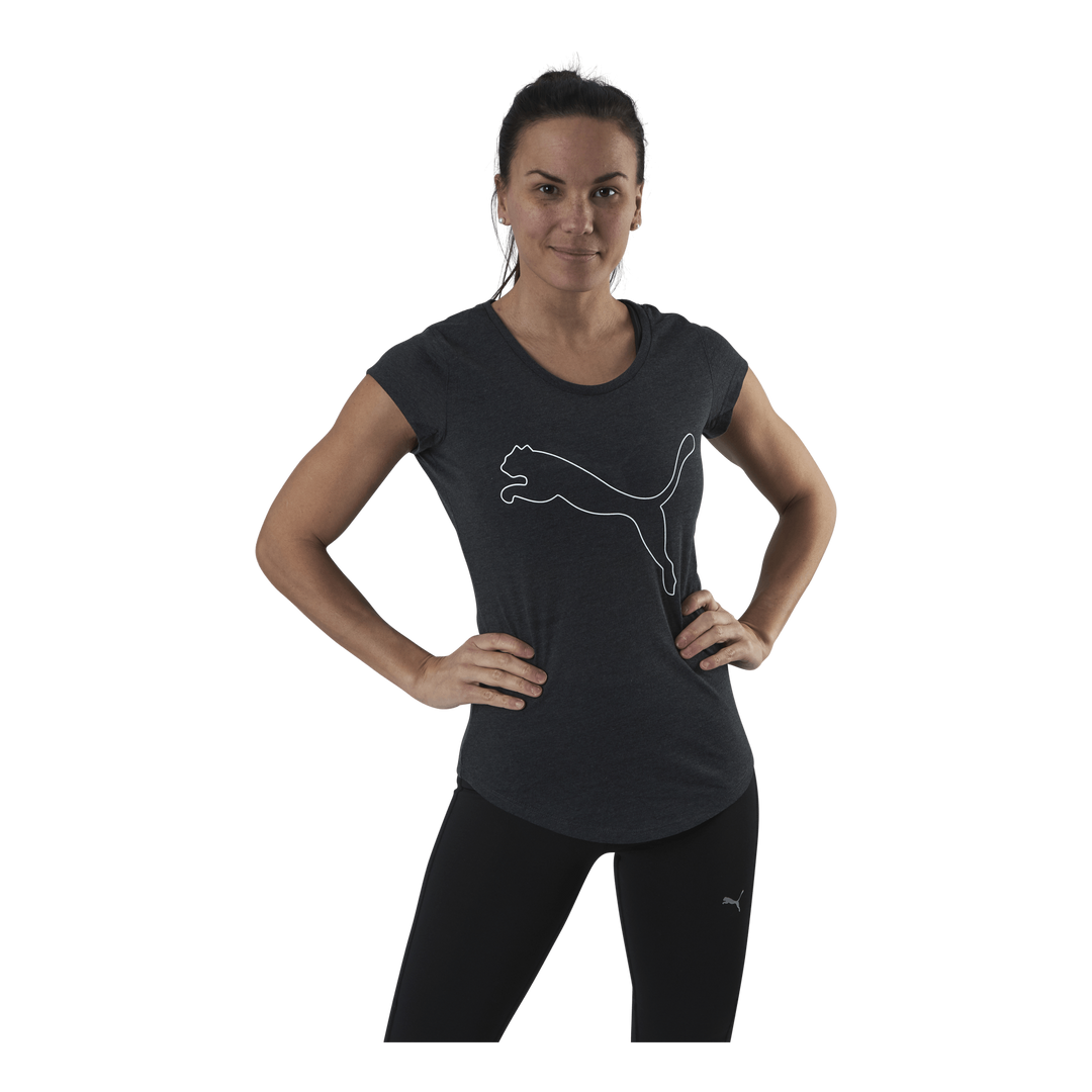 Performance Heather Cat Tee Grey