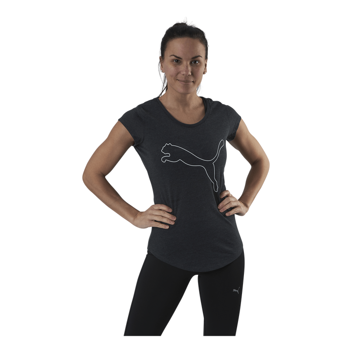 Performance Heather Cat Tee Grey