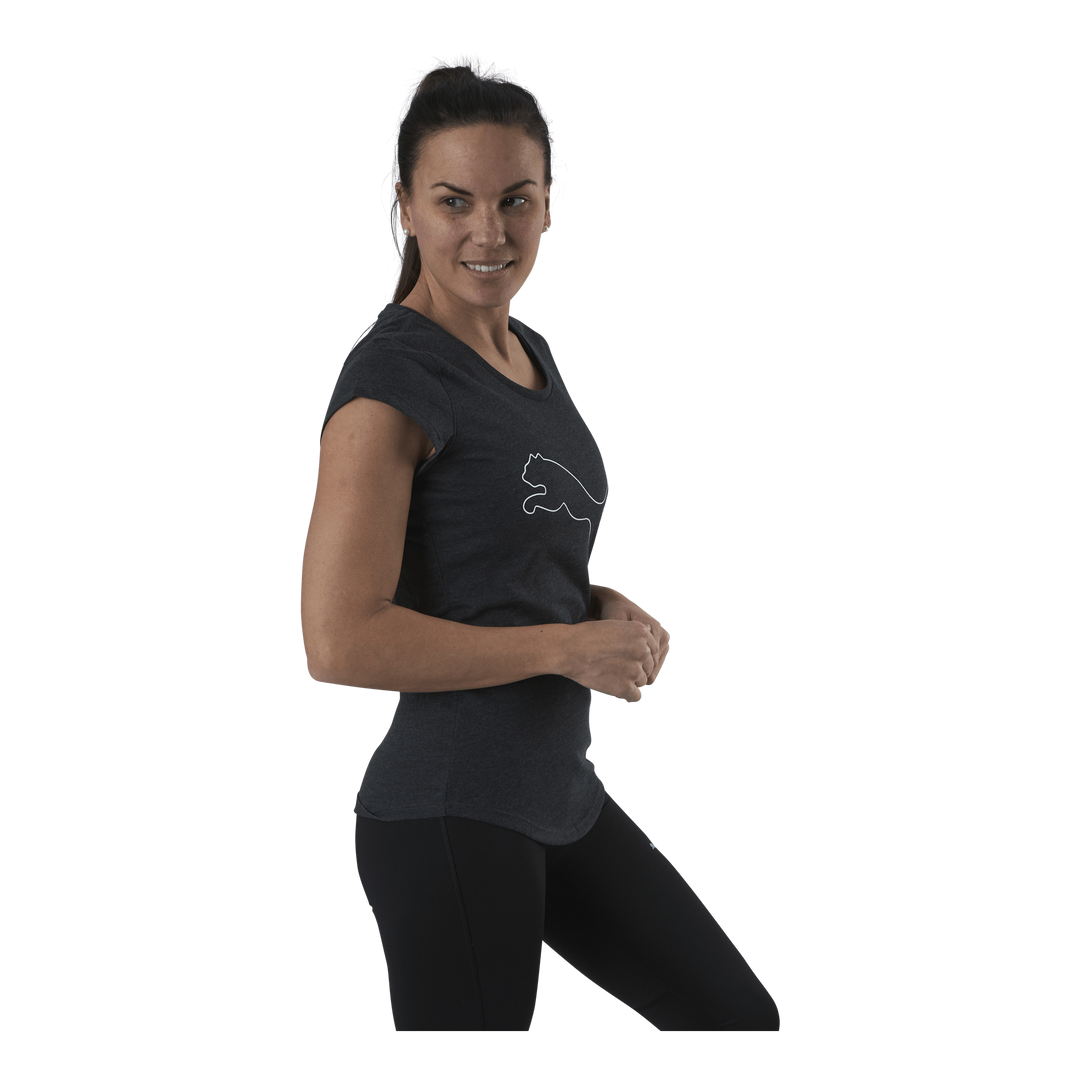 Performance Heather Cat Tee Grey
