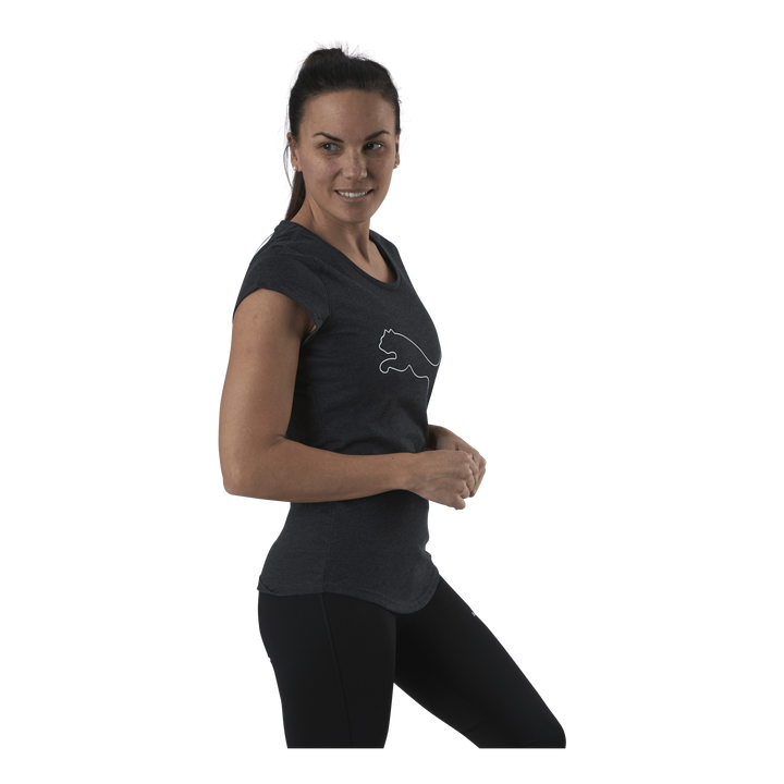 Performance Heather Cat Tee Grey