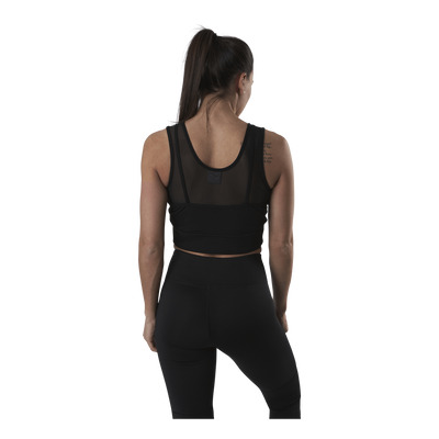 Studio Layered Crop Top Black