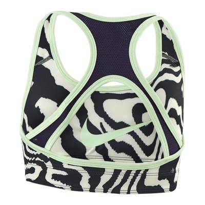 Junior Swoosh AOP Reversible Bra Green