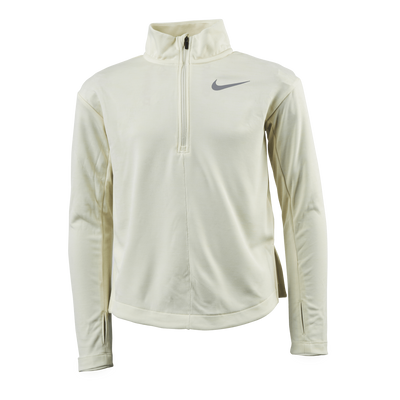 Half Zip Running Junior White