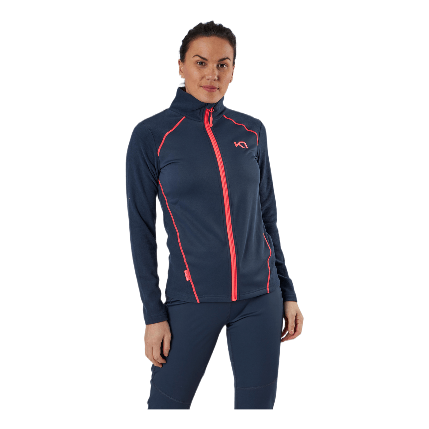 Kari Full Zip Shirt Fleece Blue