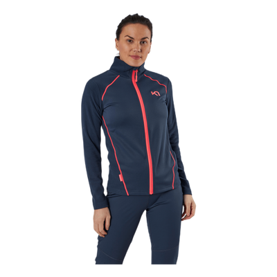 Kari Full Zip Shirt Fleece Blue
