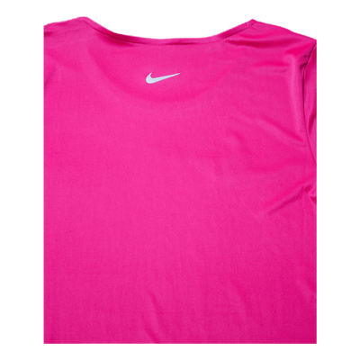 Swoosh Run Top SS Silver/Red