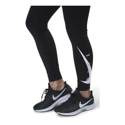 Swoosh Run Tight 7/8 Black/Silver