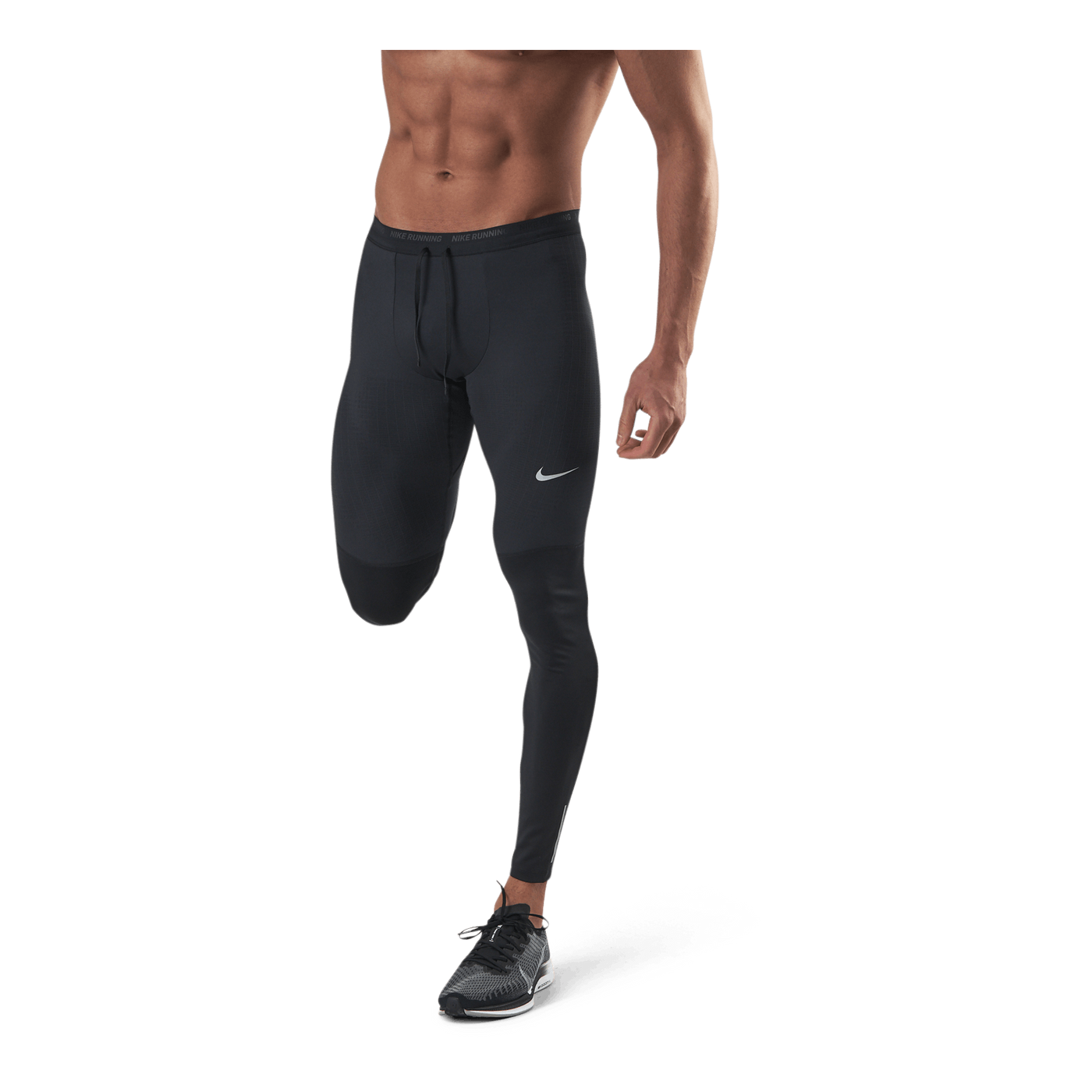 Phenom Elite Men's Running Tights BLACK/REFLECTIVE SILV