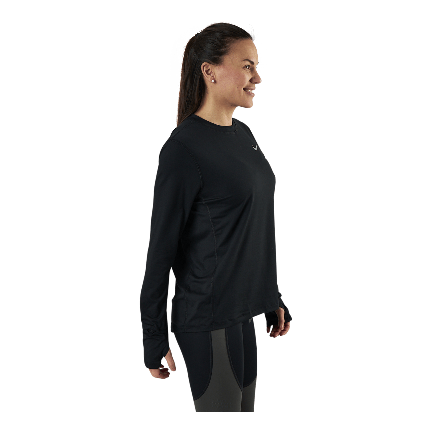 Dri-FIT Element Women's Running Crew BLACK/REFLECTIVE SILV