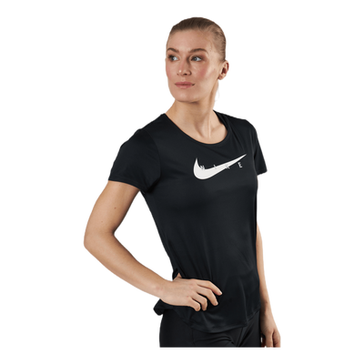 Swoosh Run Top SS Black/Silver
