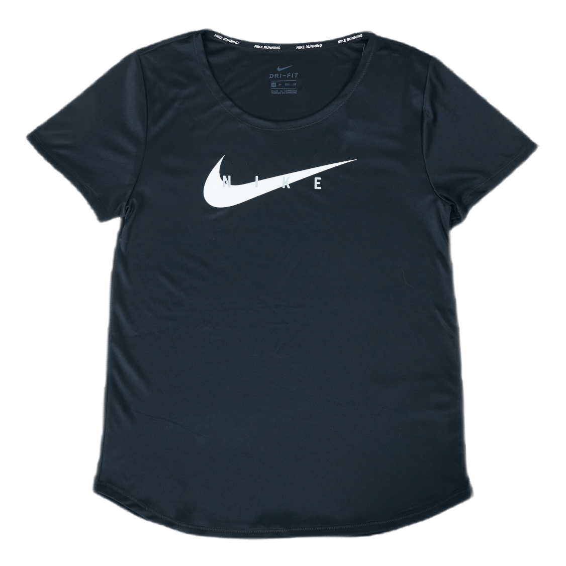 Swoosh Run Top SS Black/Silver