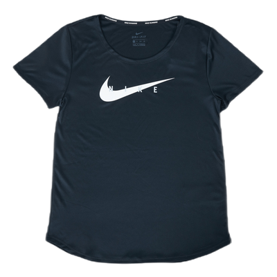 Swoosh Run Top SS Black/Silver