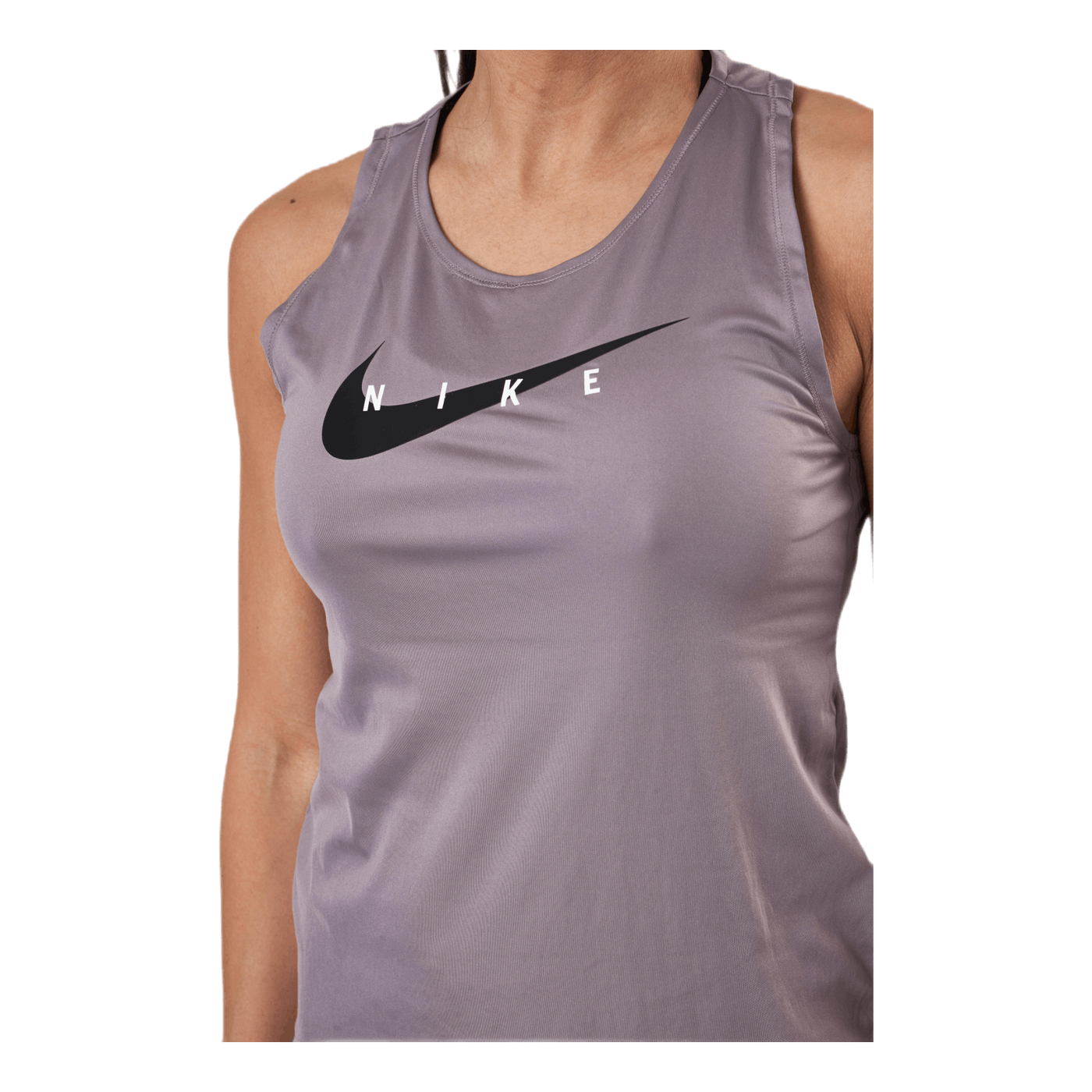 Swoosh Running Tank Purple/Silver