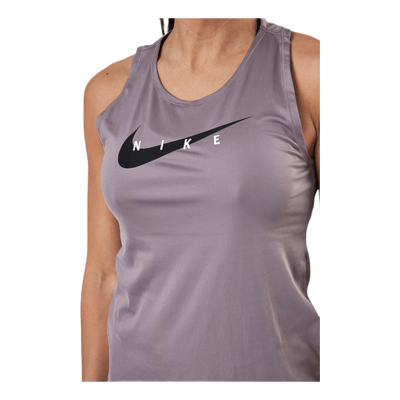 Swoosh Running Tank Purple/Silver